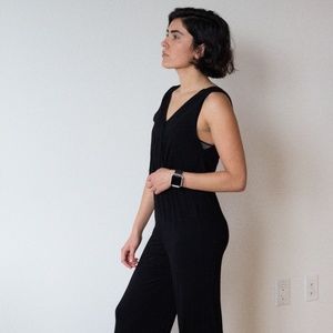 Black Wide legged Jumpsuit